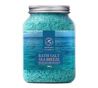 Sel Marin avec Huile Essentielle de Orange - Extraits de Ginseng & Algues - Sel de Bain Brise Marine 1300g - Naturelle Sel Marin pour un Bon Sommeil - Relaxation - Beauté - Soin du Corps