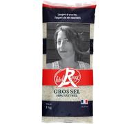 SEL MARIN ILE DE NOIRMOUTIERS - GROS SEL NOIRMOUTIER SACHET LABEL ROUGE 1KG - LOT DE 4