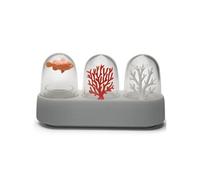 - Sel Poivre et porte cure dents Ecologie - Gris clair - Ocean