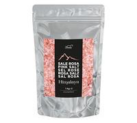 Sel rose de l’Himalaya cristaux 1 kg - teinte naturelle variable - sel pur non raffiné - idéal pour moulin - sans additifs - Bembo