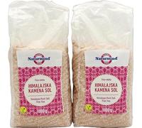 Sel Rose de l’Himalaya Naturel - 2 x 1000g | Usage Polyvalent | Produit de Manière Éthique | Sachet Refermable | Parfait pour Cuisiner, Assaisonner et Plus