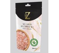 Sel Rose de l'Himalaya - Cristaux Gros, Parfait pour Moulin, Qualité Premium 500g - Cuillère Incluse