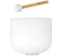 Sela 11" Crystal Singing Bowl Frosted F - 440 Hz
