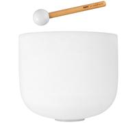 Sela 13" Crystal Singing Bowl Frosted D - 440 Hz