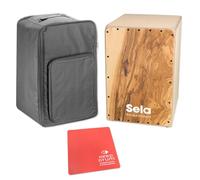 Sela Cajon Maestro Olea SE-MC1 avec sac et coussin d'assise Keepdrum Rouge