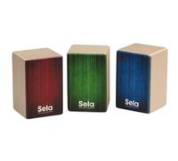 Sela SE 108 Mini Cajon Shaker Set, pour accompagnement rythmique, percussion à main, 3 versions : Soft, Medium, Hard