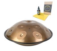 Sela SEHP201 Harmony Handpan D-Kurd en acier inoxydable avec produit d'entretien