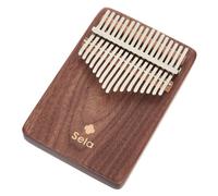 Sela Sela Kalimba 17 Solid Black Walnut