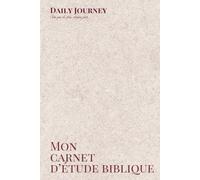 Selah : Mon carnet d'étude biblique - Daily Journey