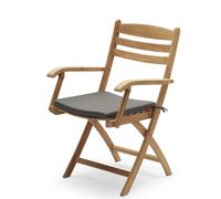 Selandia Armchair Cushion Coussin d'assise extérieur Skagerak Charcoal - 5706420104575