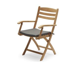 Selandia Armchair Cushion Coussin d'assise extérieur Skagerak Charcoal - 5706420104575