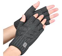SELBATON Fingerless Gloves Winter Warm Gloves Knit Soft Gloves Outdoor Driving Cycling Writing Fishing Running Skiing for Men and Women