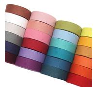 SELCOA 38mm coloré Sangle Coton Sangle Ceinture Sangle Porte-clés pour Sacs à Dos Collier de Chien Sac vêtement Textile Couture Accessoires 1 mètre