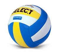 Select Ballon de Volleyball pour Enfants - Blanc Bleu et Jaune - Taille 4 - sans Sexe