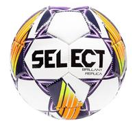 Select Brillant Replica V24 160063 Ballon de Football Unisexe Blanc/Violet/Orange/Noir Taille 5