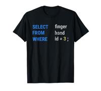 Select finger From hand Where id = 3 ; - Programmation T-Shirt