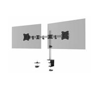 DURABLE Support double écran SELECT – jusqu'à 27, 8 kg – 180° orientable – argent