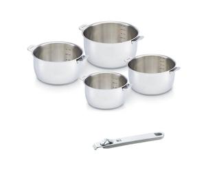 SELECT Série 4 Casseroles inox Amovibles + 1 Poignée Select BEKA