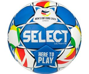 Select Ultimate EHF Euro Men V24 200028 Ballon de Handball, Unisexe, Bleu, 3 EU
