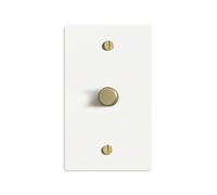 SELECT Variateur d'intensité rotatif en laiton massif, compatible 3 voies et 1 voie