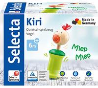 Selecta 61058 l’oiseau Kiri, Hochet qui couine, 13 cm
