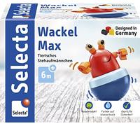 Selecta Jouet en bois Culbuto Max Crabe vacillant à saisir Rouge TU