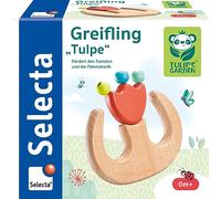 Selecta 61074 Tulips Garden, tulipe jouet de préhension, 9,5 cm, en bois