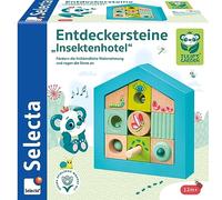 Selecta 62087 Tulips Garden, Hôtel à Insectes Pierres découverte, 11 pièces en Bois