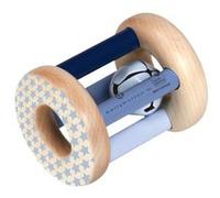 Selecta Hochet garçons 7 cm bois naturel/bleu Bleu G
