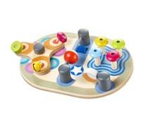 Selecta Spielzeug jouets d'activité Spintivityjunior 22 cm en bois Multicolore G