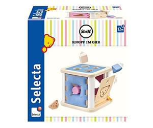 Selecta Steiff 64308 Boîte de Rangement en Bois 15 cm