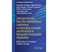 Selected Articles from the International Conference on Emerging Concepts and Research in Integrated Sustainable Adaptation: ECRISA 2026, 29-30 January, Colombo, Sri Lanka