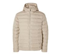 Selected Barry Quilted Hooded Jacket Pure Cashmere Beige