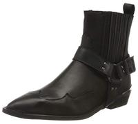 SELECTED Bottes de cowboy pour femme Slfabigail, Noir, 39 EU
