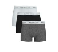 SELECTED Boxers gris chiné / noir / blanc chiné, Taille XL
