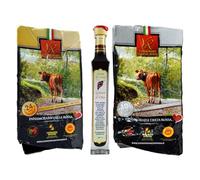 selected by PARMAshop -Bundle -Parmigiano Reggiano AOP Vaches Rouges 24 mois + 40 mois (1 kg chacun) + Condiment Balsamique Gocce d'Oro