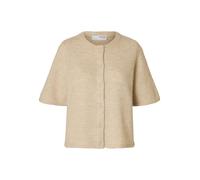 SELECTED Cardigan 'SLFLULU' beige chiné, Taille L