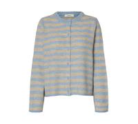 SELECTED Cardigan 'SLFLULU' sable / bleu clair, Taille S