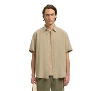 Selected Chemise à Manches Courtes Claus Clay Linen Regular Fit