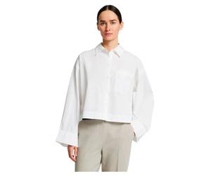 Selected Chemise à Manches Longues Astha Cropped Boxy