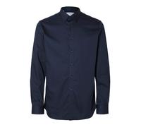 Selected Performance Slim Fit Long Sleeve Shirt Bleu S Homme