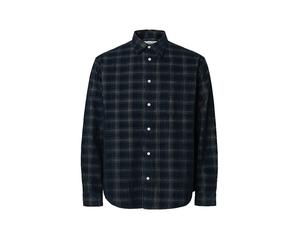 SELECTED Chemise coupe regular SLHREGCORD bleu | L