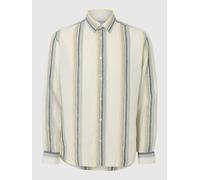 SELECTED Chemise jaune clair / pétrole / menthe / blanc cassé, Taille XL