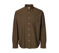 SELECTED Chemise 'Rick' marron, Taille XL