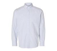 SELECTED Chemise 'Rick' saphir / bleu clair / blanc, Taille S