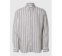 SELECTED Chemise sable / bleu nuit / anthracite / blanc, Taille L