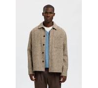 SELECTED Chemise sable / marron, Taille M