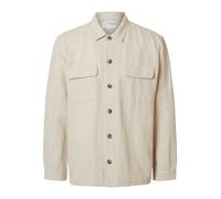 SELECTED Chemise 'SLH-Leroy Sun' mastic, Taille S