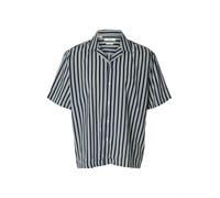 SELECTED Chemise 'SLHAIR' bleu nuit / blanc, Taille S