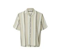 SELECTED Chemise 'SLHCal' beige / mastic / marron / noir, Taille M
